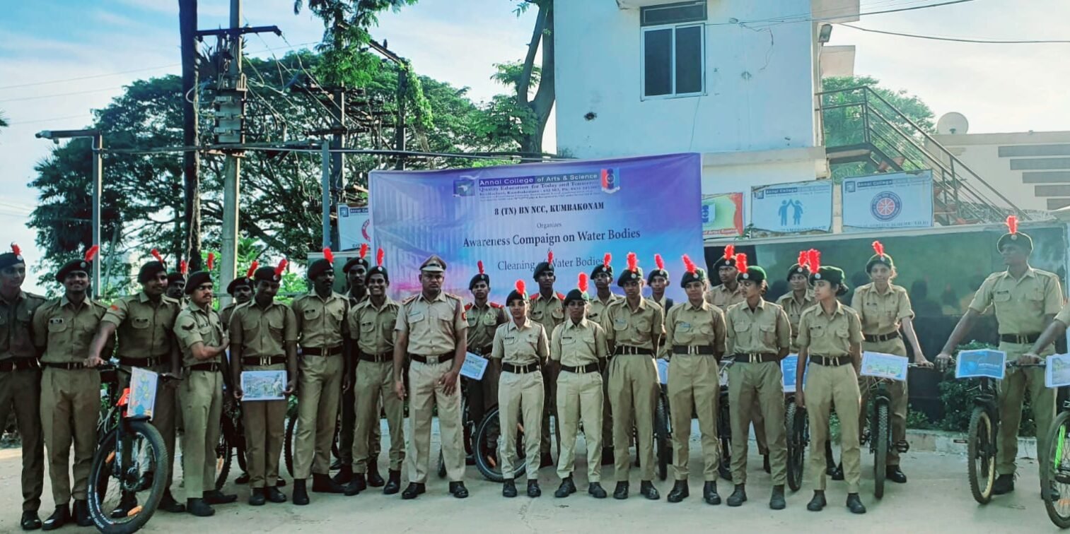 NCC Unit today organises Awareness Campaign - Annai college of Arts ...